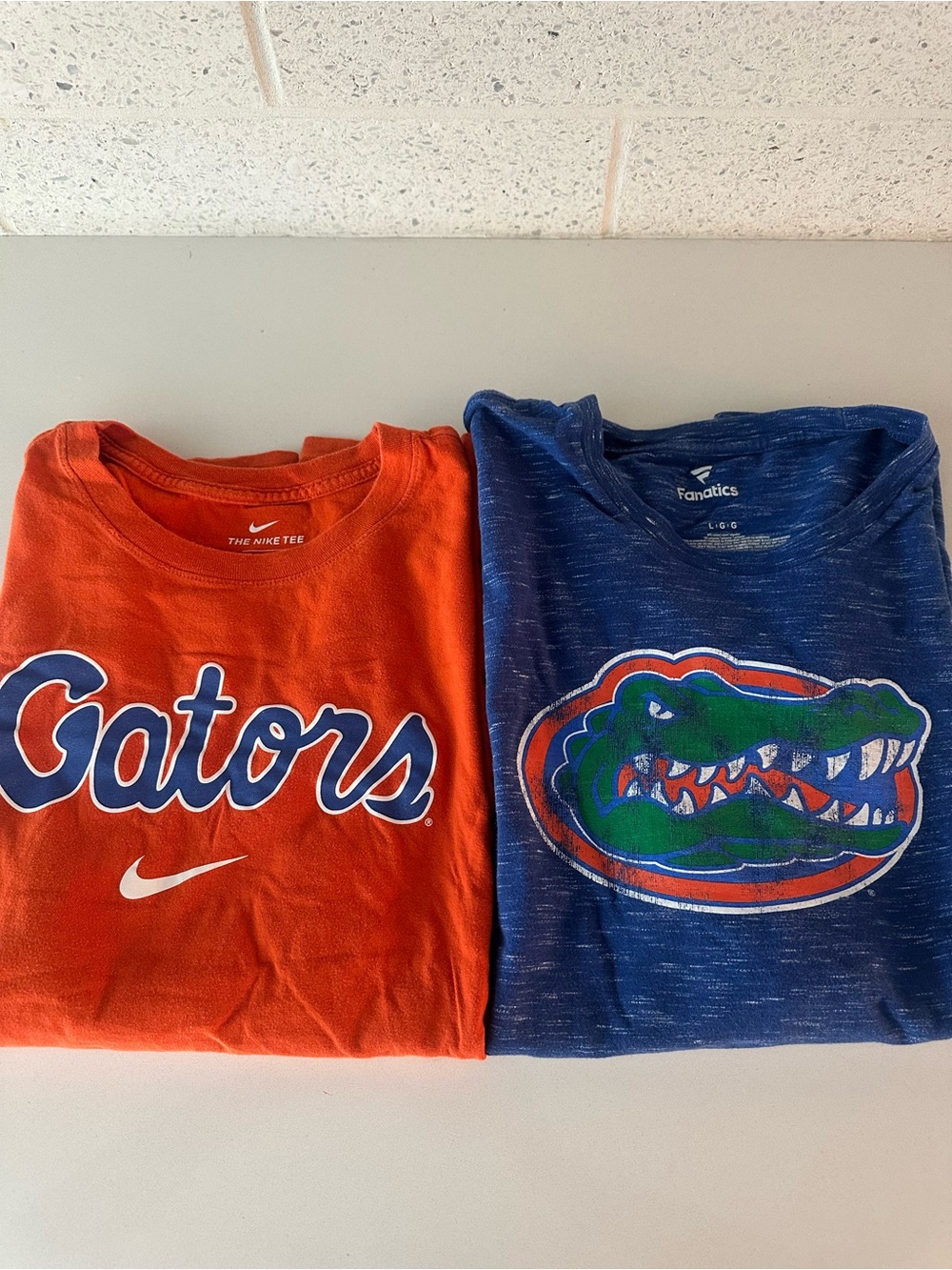 Nike Orange & Blue Gators Graphic Tee Set